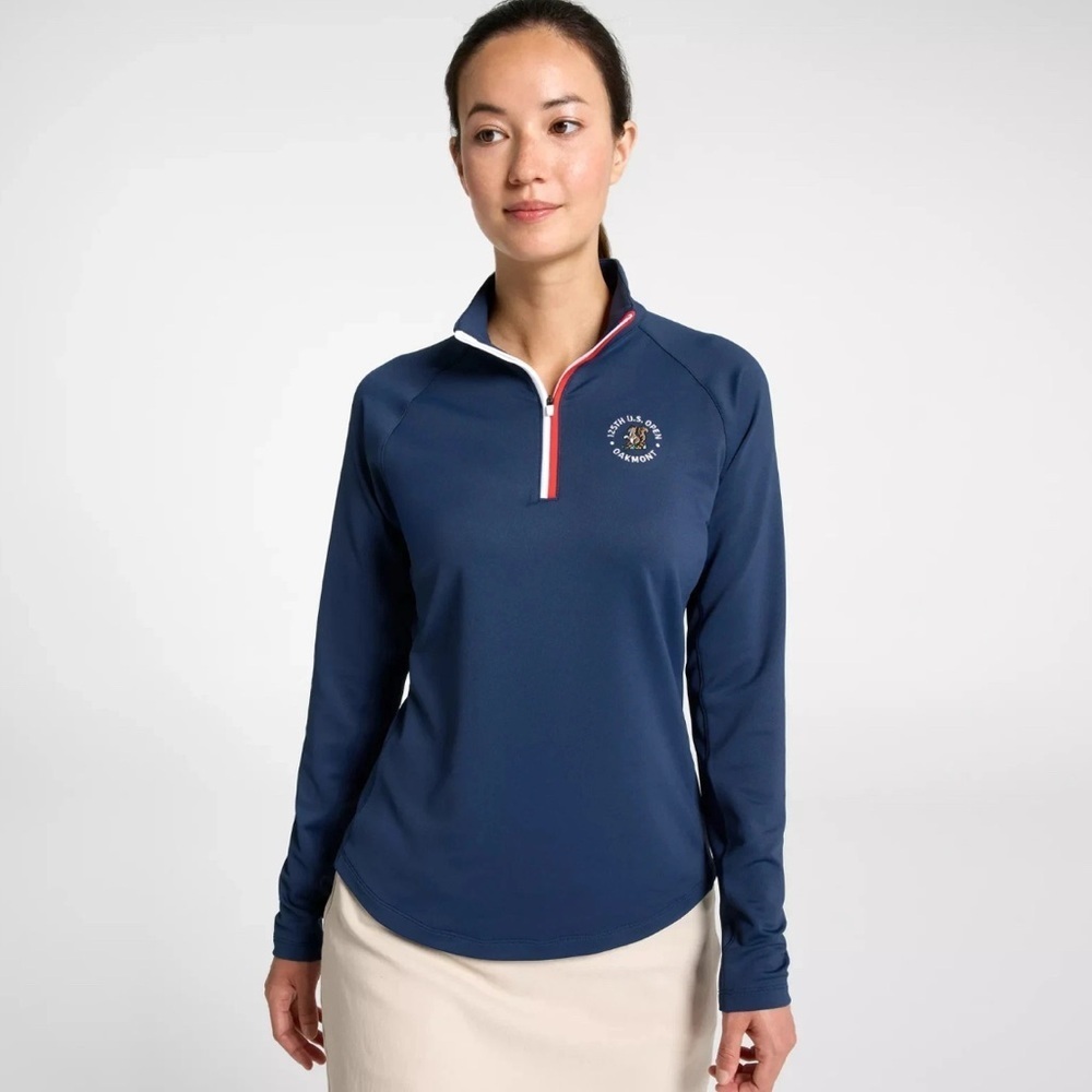 Walter Hagen Women's Navy Long Sleeve Tee